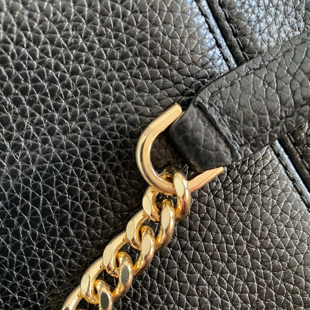 Michael Kors Drop Chain Strap Leather Shoulder Bag - Picture 11 of 16